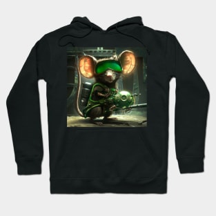 mouse cyborg Hoodie